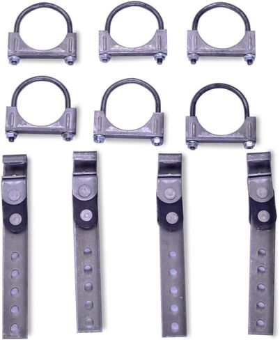 Truck Exhaust Kits 2.5" Dual Exhaust Kit with No Muffler Corner Exit Fits C10 Fits C15 63-72 Pickup SUV in Saudi Arabia