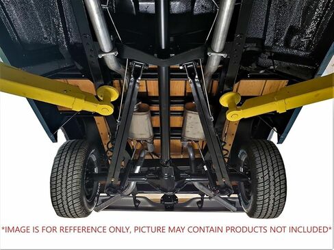 Truck Exhaust Kits 2.5" Dual Exhaust Kit with No Muffler Corner Exit Fits C10 Fits C15 63-72 Pickup SUV in Saudi Arabia