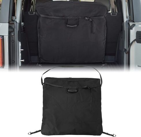 D-Lumina Soft Top Window Storage Bag Compatible with Ford Bronco 4-Door 2021 2022 2023 2024 2025 - Rearseat Storage Multi-Layer Protection Bags Prevent Soft Windows Scratching & Bending ﻿ in Saudi Arabia