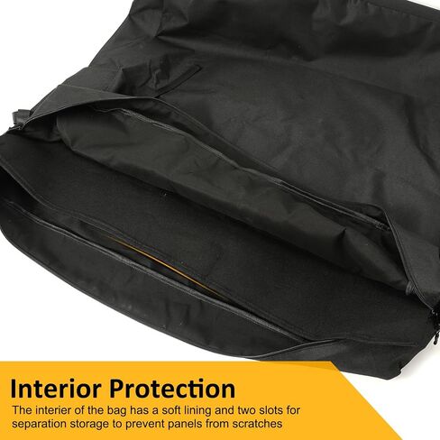 D-Lumina Soft Top Window Storage Bag Compatible with Ford Bronco 4-Door 2021 2022 2023 2024 2025 - Rearseat Storage Multi-Layer Protection Bags Prevent Soft Windows Scratching & Bending ﻿ in Saudi Arabia