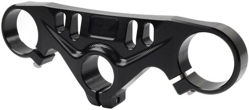 CNFANG4 دراجة نارية الشوكة الأمامية انخفاض المشبك Triple Tree Top Clamp 1PC لـ Ducati Panigale V4 V4S 2018-2022 2023 Aluminium Black in Kuwait