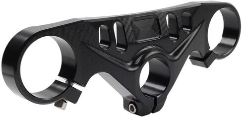 CNFANG4 دراجة نارية الشوكة الأمامية انخفاض المشبك Triple Tree Top Clamp 1PC لـ Ducati Panigale V4 V4S 2018-2022 2023 Aluminium Black in Kuwait