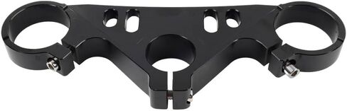 RBANNA1 دراجة نارية شوكة أمامية خفضت TRIPLE TREE TREE TOP CLAMP 1PC لـ Ducati Panigale V4 V4S 2018-2022 2023 الألومنيوم الأسود in Kuwait