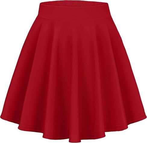 Mini Skirts for Women Basic Skater Pleated Flowy High Waisted Casual Short Skirt in Kuwait