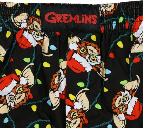 Intimo Gremlins Movie Boxer Shorts Men's Gizmo Christmas Lights Santa Hat ملابس داخلية in Saudi Arabia