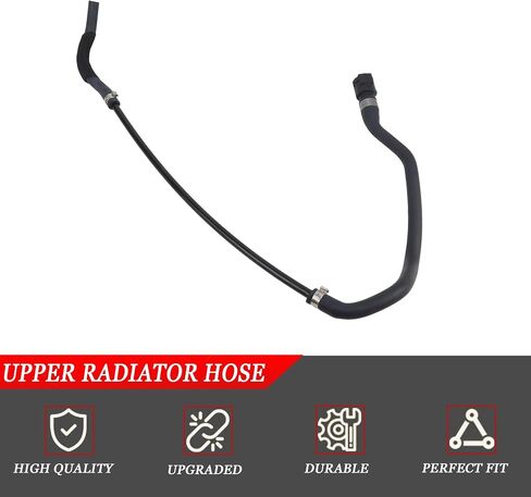 17127618510 Engine Expansion Tank to Upper Radiator Coolant Hose for BMW 128i 325i 328i xDrive 328xi 330i 330xi X1 E87 E88 E90 E91 E92 2006-2013, for 17127531590 17127565093 V201227 CHE0573 in Saudi Arabia