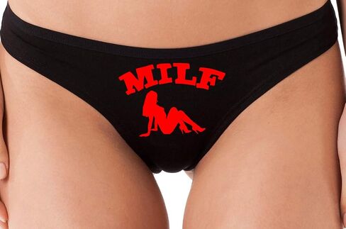 Knaughty Knickers MILF Hotwife شاركت زوجة ساخنة في ملابس داخلية ثونغ سوداء in Saudi Arabia