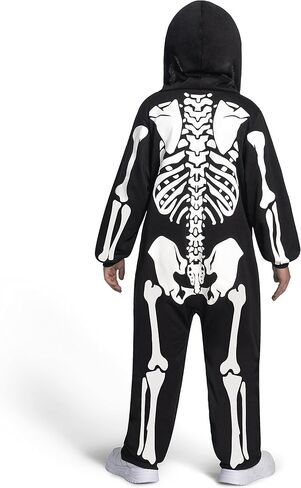 Spooktacular Creations Halloween Kids Skeleton Costume Glow في بذلة الهيكل العظمي المظلم لزي طفل عيد الهالوين in Saudi Arabia