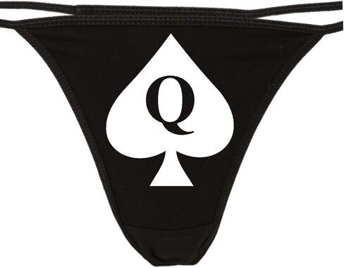 Knaughty Knickers - ملكة البستوني ثونغ الداخلية - سراويل QOFS لعشاق بي بي سي - س من زوجة الساخنة in Saudi Arabia