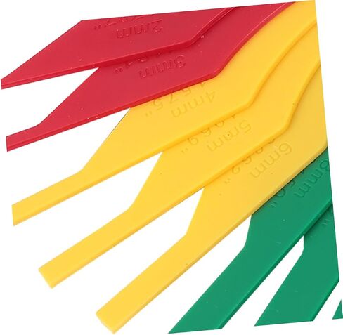 Zerodeko 3Pcs Brake Pad Measuring Tool Kit Multifunctional Brake Gauge for Thickness Wear Assessment Essential Automotive Tool for Professional Mechanics DIY Enthusiasts in Saudi Arabia