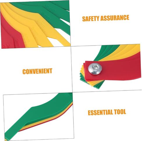 Zerodeko 3Pcs Brake Pad Measuring Tool Kit Multifunctional Brake Gauge for Thickness Wear Assessment Essential Automotive Tool for Professional Mechanics DIY Enthusiasts in Saudi Arabia