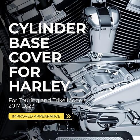 Cylinder Base Cover for Harley Touring, Electra Glide, Road Glide, Road King, Street Glide, Ultra Limited, Tri Glide, Freewheeler 2017-2023 in Saudi Arabia