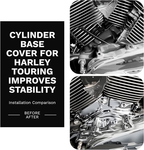 Cylinder Base Cover for Harley Touring, Electra Glide, Road Glide, Road King, Street Glide, Ultra Limited, Tri Glide, Freewheeler 2017-2023 in Saudi Arabia