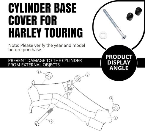 Cylinder Base Cover for Harley Touring, Electra Glide, Road Glide, Road King, Street Glide, Ultra Limited, Tri Glide, Freewheeler 2017-2023 in Saudi Arabia