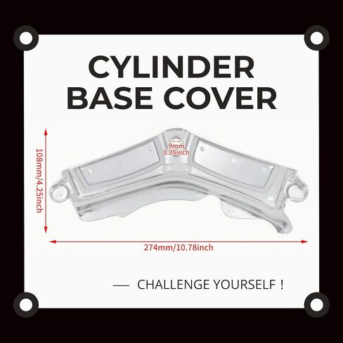 Cylinder Base Cover for Harley Touring, Electra Glide, Road Glide, Road King, Street Glide, Ultra Limited, Tri Glide, Freewheeler 2017-2023 in Saudi Arabia