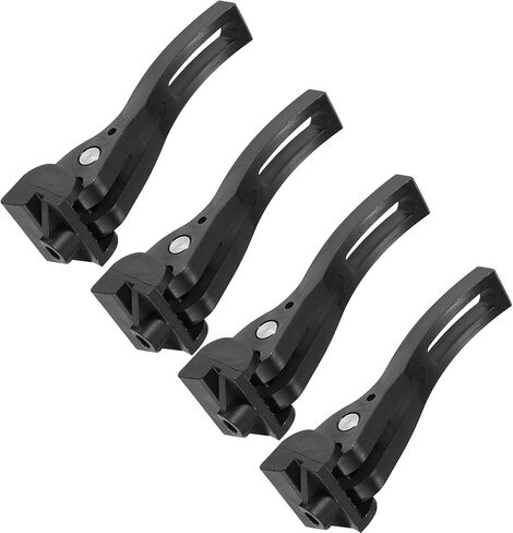 جزء بديل عالمي خلفي ، 4 مساءً سرير الشاحنة تغطية تغطية المشبك ، لطي قابلة للطي ناعمة قابلة للطي السرير Tonneau تغطية التلقائيات التلقائية السوداء in Kuwait