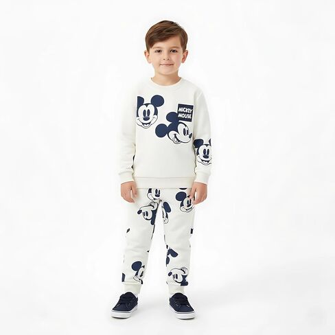 Disney Mickey Mouse Boys Sweatshirt and Pants Set for Big Kids in Saudi Arabia