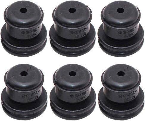 Garneck 6pcs محرك تلقائي تغطية وسادة وسادة الحماية من المطاط لمحركات السيارات الاهتزاز امتصاص حشيات خفيفة الوزن وملحقات السيارات متعددة الاستخدامات in Saudi Arabia