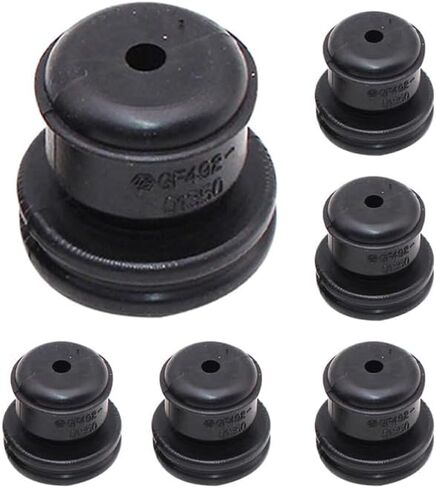 Garneck 6pcs محرك تلقائي تغطية وسادة وسادة الحماية من المطاط لمحركات السيارات الاهتزاز امتصاص حشيات خفيفة الوزن وملحقات السيارات متعددة الاستخدامات in Saudi Arabia