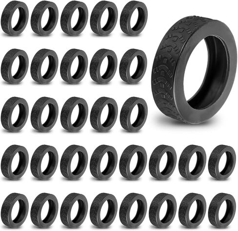 32 Pcs Luggage Wheel Covers, Silicone Luggage Wheel Protector Cover for 2-2.4" Spinner Wheels, Wear-Resistant, Anti-Noise, Essential Travel Accessories (Black) in Kuwait