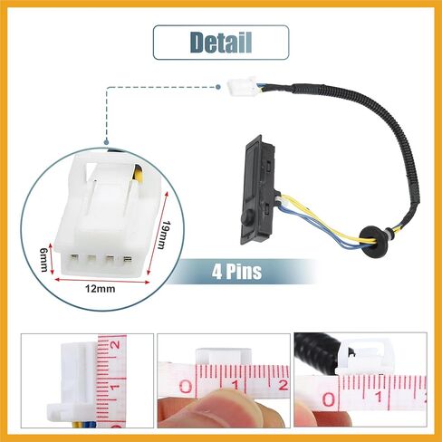 25380-3JA0A for Nissan Pathfinder Platinum 2016-2020 for Nissan Pathfinder Platinum Hybrid 2014-2015 Rear Liftgate Trunk Open Release Switch w/Intelligent Key Replacement in Saudi Arabia