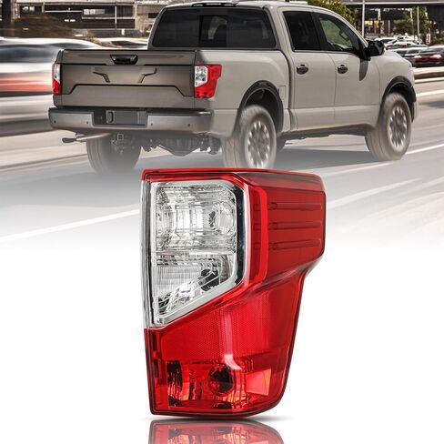 Bryght Tail Light Assembly تناسب 2016-2023 Nissan Titan/Titan XD مصباح Brake Brake Brake Side (مع المصابيح) in Saudi Arabia