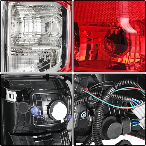 Bryght Tail Light Assembly تناسب 2016-2023 Nissan Titan/Titan XD مصباح Brake Brake Brake Side (مع المصابيح) in Saudi Arabia