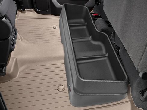 Weathertech تحت نظام تخزين المقاعد لـ Silverado 1500 ، Sierra 1500 ، Silverado 1500 Ltd ، Silverado 2500HD/3500HD ، Sierra 2500HD/3500HD ، Sierra 1500 Limited (4S005) Black in Saudi Arabia