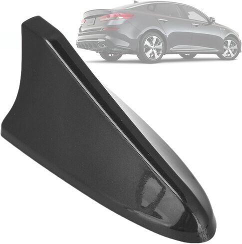 Car Shark Fin Hotenna Cover متوافق مع Kia Optima 2014-2020 ، Hyundai Elantra Sedan 2011-2016 ، Sonata 2015-2019 و Genesis Coupe 2013-2015 بدون GPS ، Sedan G80 2015-2017 بدون فتحة سقف (أسود) in Kuwait