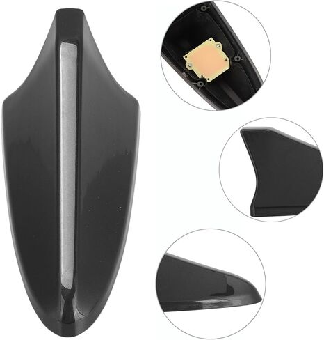 Car Shark Fin Hotenna Cover متوافق مع Kia Optima 2014-2020 ، Hyundai Elantra Sedan 2011-2016 ، Sonata 2015-2019 و Genesis Coupe 2013-2015 بدون GPS ، Sedan G80 2015-2017 بدون فتحة سقف (أسود) in Kuwait