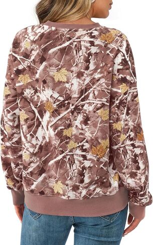 PRETTYGARDEN Graphic Sweatshirts for Women Crewneck Floral Print Long Sleeve Pullover Y2K Tops 2025 Fall Casual Cute Clothes in Saudi Arabia