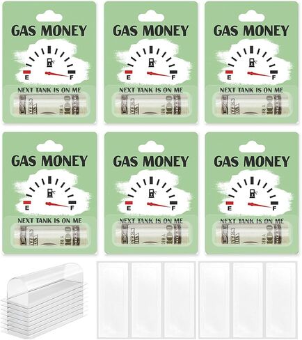 WINGTECA 6Pcs Funny Money Holder for Cash Gift Money Gift Ideas for Teen Boys Girls Christmas Easter Birthday Gifts Cash Cards Holder with Plastic Cover and Adhesive for Party Decorations in Saudi Arabia