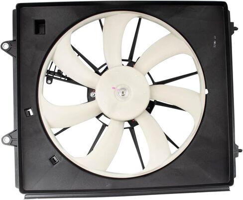 TRQ A/C Condenser Cooling Fan Assembly Compatible with 2011-2017 Honda Odyssey HO3113131 in Saudi Arabia