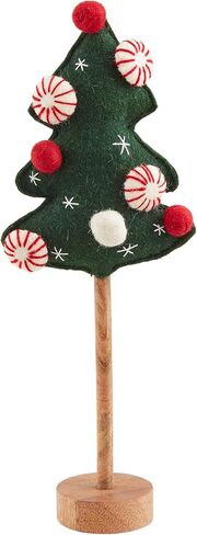 Mud Pie Felt Pom Pom Tree Sitter, Medium, 14" x 6" Dia in Saudi Arabia