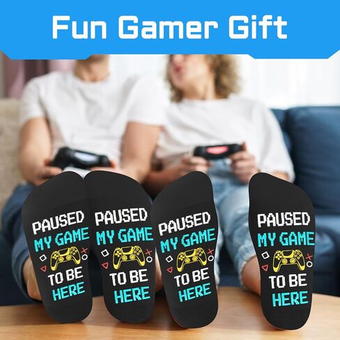Gamer Gifts for Boys - Video Game Socks for Kids, Funny Gifts for Gamers, Gaming Stocking Stuffers 10-12 Year Old in Saudi Arabia