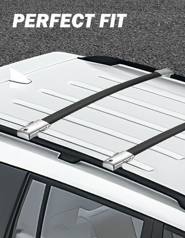 رفوف سقف Joytutus Cross Cross متوافقة مع GX460 2010-2023 ، قضبان السكك الحديدية السقف الألومنيوم ، أشرطة شحن ضوضاء منخفضة على السطح على السطح المنخفض in Saudi Arabia