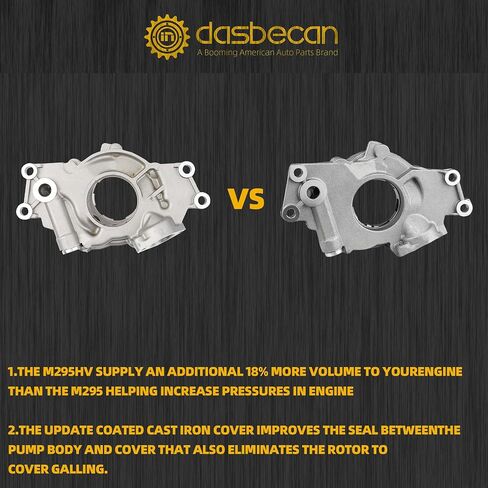 Dasbecan LS High Volume Oil Pump Timing Chain Kit M295HV Compatible with Chevy Silverado Avalanche GMC Sierra Yukon Cadillac Escalade 4.8L 5.3L 5.7L 6.0L LS1 LS2 LS3 L96 LM7 LR4 LQ4 Engine 1997-2013 in Saudi Arabia