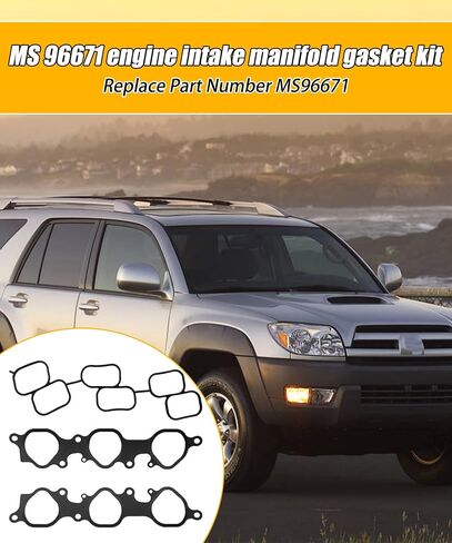 Intake Manifold Gasket Set Fits for Toyota Tacoma,4Runner,Tundra,FJ Cruiser 4.0L V6 DOHC 24v,Replace MS96671 in Saudi Arabia