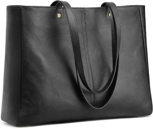 Kattee Women’s Soft Leather Work Tote Shoulder Bag,Large Capacity Designer Satchel Handbags with Luggage Sleeve in Saudi Arabia