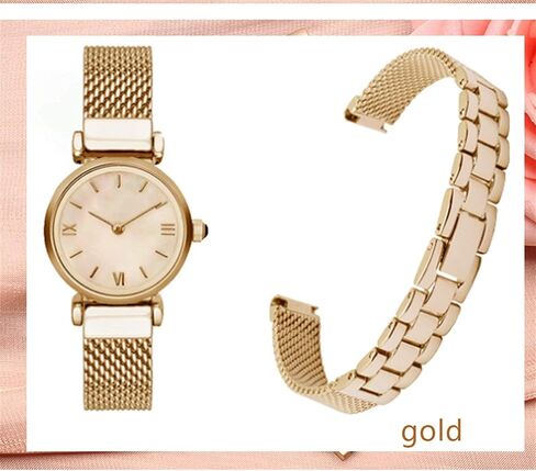 watch strap, stainless steel strap solid metal 10mm suitable for small girl in Saudi Arabia