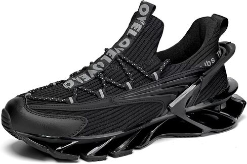 Men's Trail Runners Fashion Sneakers Breathable Mesh Running Shoes Blade Non Slip Casual Athletic Walking Shoes in Kuwait