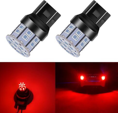 7443 7440 LED LED LED RED TAIL BRAKE LIGHTS ، 12V-24V Super Bright Low Power 7441 7444 W21W T20 LED PLUSTING for Brake Lights ، Tail Light in Kuwait