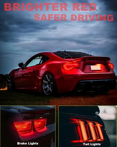 7443 7440 LED LED LED RED TAIL BRAKE LIGHTS ، 12V-24V Super Bright Low Power 7441 7444 W21W T20 LED PLUSTING for Brake Lights ، Tail Light in Kuwait
