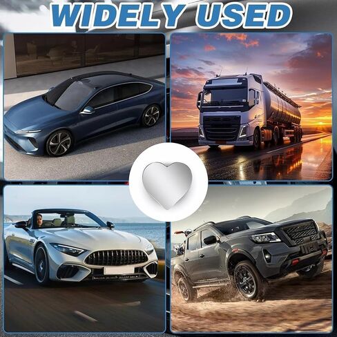 2Pcs Cars Heart Shaped Blind Spot Mirrors Car Side Mirror Blindspot Adjustabe Angle Removable Wide Angle Convex RearView Mirror for Enhanced Safety Universal Fit Stick in Saudi Arabia