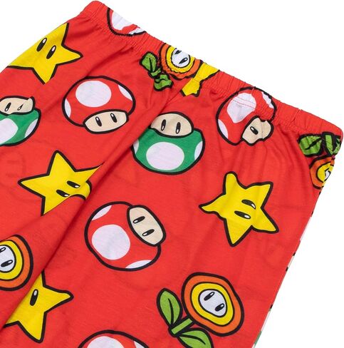 Nintendo Boys' 2-Piece Loose-fit Pajama Set, Soft & Cute for Kids in Saudi Arabia