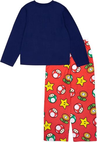 Nintendo Boys' 2-Piece Loose-fit Pajama Set, Soft & Cute for Kids in Saudi Arabia