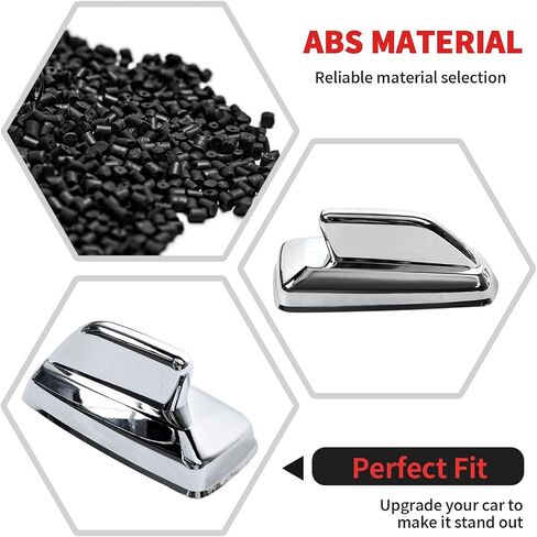 RT-TCZ Roof Antenna Cover Trim Decoration Exterior Accessories for Chevy Silverado/Suburban/Tahoe 2014-2018,for GMC Yukon/Sierra 2014-2018,for Cadillac Escalade 2014-2018 (Black Carbon Fiber) in Saudi Arabia