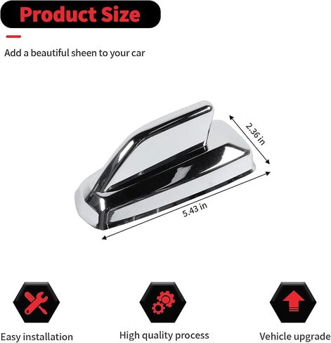 RT-TCZ Roof Antenna Cover Trim Decoration Exterior Accessories for Chevy Silverado/Suburban/Tahoe 2014-2018,for GMC Yukon/Sierra 2014-2018,for Cadillac Escalade 2014-2018 (Black Carbon Fiber) in Saudi Arabia
