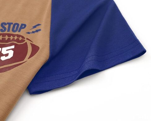 Beezizac Boys Pajamas Catch بعض البيسبول المخطط Z من Z 2 قطعة متعة قصيرة وسروال PJS كيد Sleepwear Size 6-18 in Kuwait