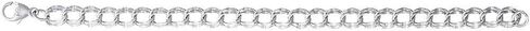 Rembrandt Sterling Silver Double Link Bracelet 7 inches in Saudi Arabia